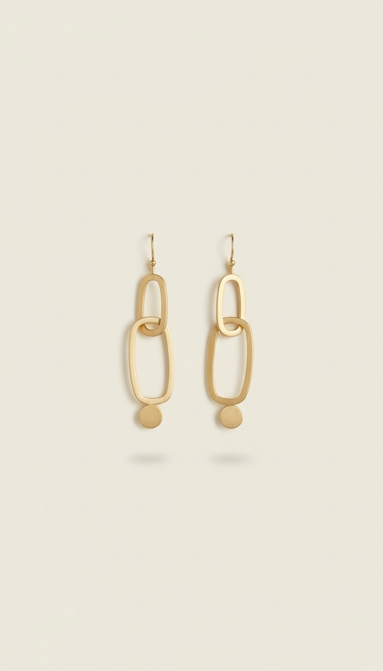 Minimalist Gold Earrings in 14K Solid Gold